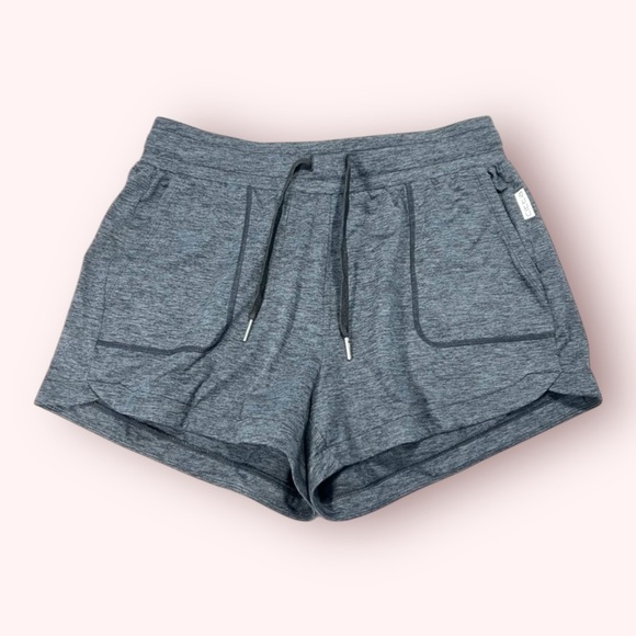 Citta Pants - CITTA X KAYLA WANG Charcoal Gray Casual Stretch Athletic Shorts M